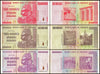 Zimbabwe 1-100 Trillion Series Dollars 27 PCS Full Set, 2007-2008, USED - 100Trillions.com