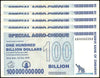 Zimbabwe 100 Billion Dollar Special Agro-Cheque, 2008, USED - 100Trillions.com