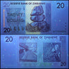 Zimbabwe 20 Dollar Banknote, 2007, NEW - 100Trillions.com