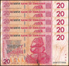 Zimbabwe 20 Dollar Banknote, 2007, USED - 100Trillions.com