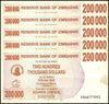 Zimbabwe 200,000 Dollar Bearer Cheque, 2007, USED - 100Trillions.com
