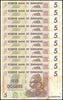 Zimbabwe 5 Dollar Banknote, 2007, USED - 100Trillions.com