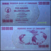 Zimbabwe 500 Million Dollar Bearer Cheque, 2008, NEW - 100Trillions.com