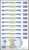 Zimbabwe 5,000 Dollar Bearer Cheque, 2007, NEW - 100Trillions.com