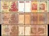 Zimbabwe 1-100 Trillion Series Dollars 27 PCS Full Set, 2007-2008, USED - 100Trillions.com