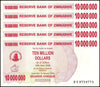 Zimbabwe 10 Million Dollar Bearer Cheque, 2008, CIR USED - 100Trillions.com