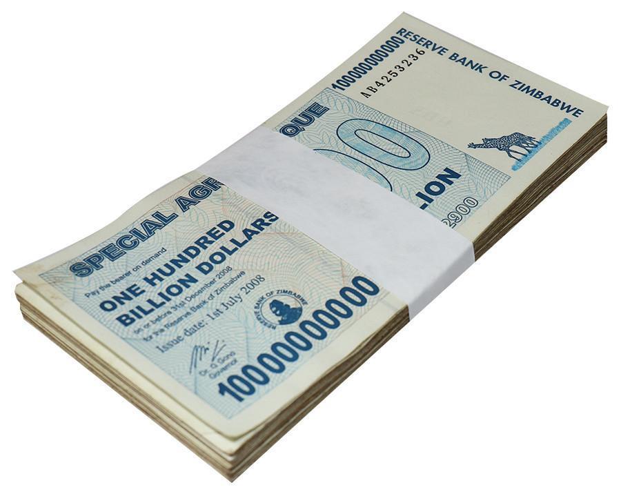 Zimbabwe 100 Billion Dollar Special Agro-Cheque, 2008, USED - 100Trillions.com