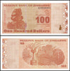 Zimbabwe 100 Dollar Banknote, 2009, NEW - 100Trillions.com