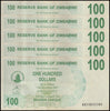 Zimbabwe 100 Dollar Bearer Cheque, 2006, USED - 100Trillions.com