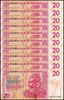 Zimbabwe 20 Dollar Banknote, 2007, USED - 100Trillions.com
