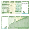 Zimbabwe 25 Billion Dollar Special Agro-Cheque, 2008, NEW - 100Trillions.com