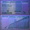 Zimbabwe 25 Billion Dollar Special Agro-Cheque, 2008, USED - 100Trillions.com