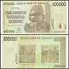 Zimbabwe 500,000 Dollar Banknote, 2008, NEW - 100Trillions.com